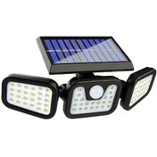 Resim Turcoshop11 Siyah 1 Paket 74 Led Güneş Enerjili Hareket Sensörlü Ayarlanabilir Bahçe Garaj Duvar Aydınlatma Gece Lambası 
