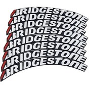 Resim Mototurko Motosiklet Ve Otomobil Lastik Yazısı Sticker Yapıştırma (8 Adet ) 