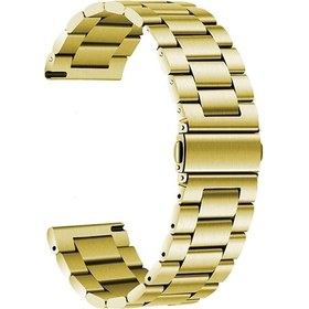 Resim Talazan Xiaomi Amazfit Pace Clo- Band-04 22mm Metal Kordon-gold 