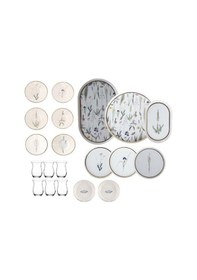 Resim Porland Botanical 26 Parça 6 Kişilik Kahvaltı Takımı Beyaz 