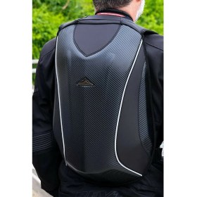 Resim North Pacific Çok Fonksiyonlu Motosiklet Sırt Çantası - Tüm Motosiklet Modelleriyle Uyumlu, Sırt Koruma ve Kask Kılıfı ile, %100 Polyester 