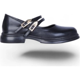 Resim Scarletta S12 Cilt Siyah Kadın Loafer Ayakkabı Siyah 