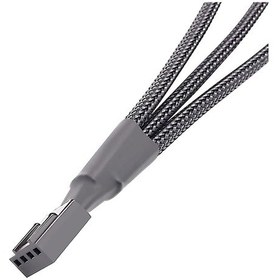 Resim 4 Pin Pwm Fan Kontrol Kablosu 4p Dişi 3+3+4p Erkek 4pinli Fan Uzatma Fan Çoklayıcı 