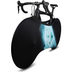 Resim Vkemall Büyük Boy Bisiklet Lastik Koruması - Poliester Elastik Bisiklet Kılıfı, Toz Ve Kirten Koruma, Ev Ofis İçin Uygun Beyaz Tilki Çok Renkli 