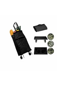 Resim Evvano Katlanabilir Tekerlekli Pazar Arabası 75 Cm X 35 Cm 