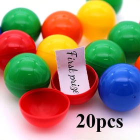 Resim 20 Küçük Sürpriz Parti Oyunu Renk Topları, Plastik Çok Renkli Toplar Düğünler, Doğum Günleri, Yıldönümler ve Özel Etkinlikler için Uygun - Güç Gerektirmez, Tüy Olmayan Ödül Çekme Oyuncakları Halloween, Noel Etkinliği ve Parti Malzemeleri için 
