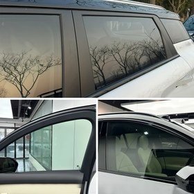 Resim Cheshjong PVC Araba Pencere Film Uygulama Seti, Soy ve Yapıştır, UV Koruması, Çizilmeye Dayanıklı, Yüksek Çözünürlük, Net Görüş, Otomotiv, Ev, Ticari Kullanım İçin - 1 Rulo, 50x100cm 
