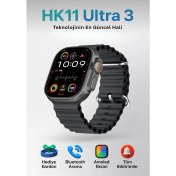 Resim Erbar 2025 HK11 Ultra 3 2.02” Amoled Ekran Nfc & Bluetooth Destekli Aı Robot Özellikli 4gb Hafıza 