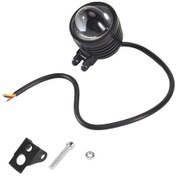 Resim İnç Motosiklet Farı 30w 6000lm Balık Gözü Led Motosiklet Işığı 