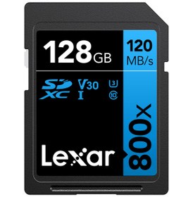 Resim Lexar BLUE Series 128 GB High-Performance 800x UHS-I SDXC Hafıza Kartı 