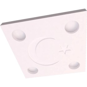 Resim Motifpiyer Tavan Spot Göbek Tsg-Bayrak 