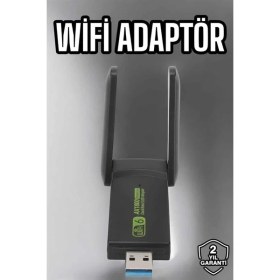 Resim Shopwave Wifi Adaptör Çift Bantlı Kablosuz Wifi Adaptörü 