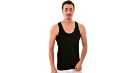 Resim Tutku 3 Adet 1304 Erkek Spor Elasthan Atlet Siyah 