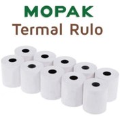 Resim termal rulo 80×40 Mopak Termal Yazıcı Rulosu 