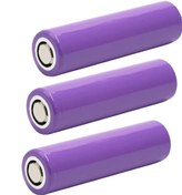 Resim 3 Adet 3.7v Şarjlı 18650 Lityum Pil 1200mah Şarj Edilebilir 