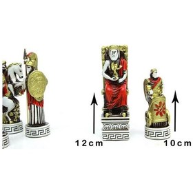 Resim Satranç Taşı Polyester Büyükboy Athena Dekoratif Hediyelik 