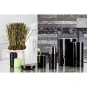 Resim Primanova Lenox Siyah 5 Parça Banyo Seti Parlak Krom Kaplama Plastik 