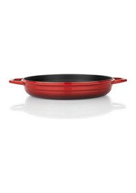 Resim Schafer Guss Chef Döküm Yuvarlak Grill Tava Çift Kulplu 28Cm-1 Parça 
