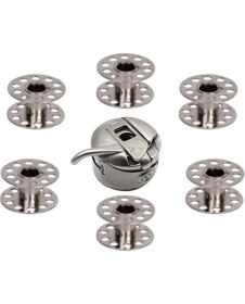 Resim Ev Tipi Dikiş Makinesi Metal 1 Adet Mekik ve 5 Adet Masura 