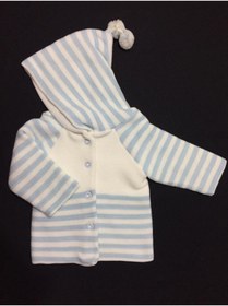 Resim BABYİBO Unisex Bebek Beyaz Hırka Mont Bebek Üst Giyim 