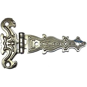 Resim Dekoratif, Sac Tek Kuyruklu Menteşe - 40x68 Mm, Küçük, Nikel, 1 Adet 1 Adet 