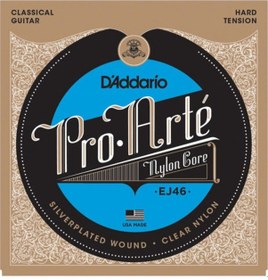 Resim D'addario Ej46 Klasik Gitar Tel Seti. Pro-Arte. Sılverplated Woun 