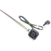 Resim SERN 400W Antresit Renk Kare Dijital HP013 Model Havlupan Isıtıcı Rezistans 230 V / L:370 MM 