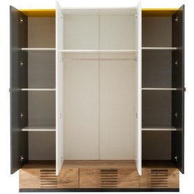 Resim setaymobilya Relax Genç Odası 4 Kapaklı Dolap , Relax Gardırop 