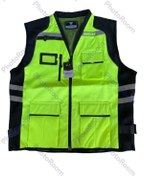 Resim Universal Motosiklet Forte Gt Reflektif Yelek Cepli 5xl 