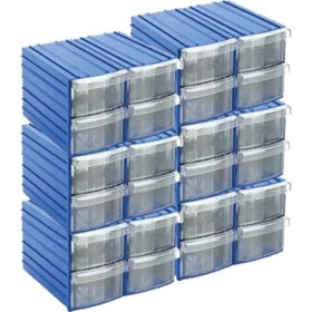 Resim Sembol Y114 Plastik Çekmeceli Kutu 24 Çekmeceli 