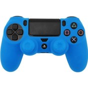 Resim Sony Playstation 4 Pro / Ps4 Slim / Playstation 4 Gamepad Koruyucu Kılıf İçin Data Frog Silikon Kapak - Mavi 