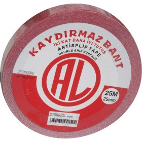 Resim Al Kaydırmazlık Bandı Gri 25 Mm 25 Kırmızı 