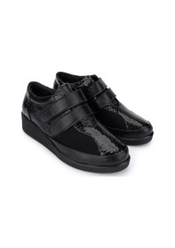 Resim Tamer Tanca Kadın Hakiki Deri Siyah Rugan Casual Ayakkabı 1057 05 Bn Ayk Sk24-25 Syh Rgn/scuba Siyah Rugan 