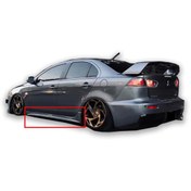 Resim Drs Tuning Mitsubishi Lancer Uyumlu 2009 Sonrası Evo 10 Yan Marşpiyel Seti (Plastik) 