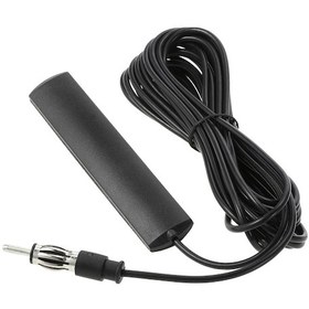 Resim Suofeng Araç Radyo Patch Anteni - Kolay Kurulum, Delik Açma Gereksiz, Sinyal Kalitesi, 85-112mhz, 5m Kablo, Siyah Renk 