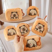 Resim Sevimli Karikatür Bozukluk Cüzdanı, Taşınabilir Kulaklık Çantasıyla Mini Hamster Para Kesesi - Küçük Eşyalar İçin Mükemmel ve İdeal Tatil Hediyesi 