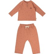 Resim Littlegusto Little Gusto Bebek Pijama Takımı Cosmos Pembe Organik Pamuk Çok Renkli 
