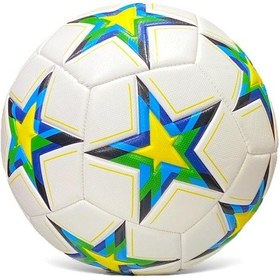 Resim Jook Şampiyonlar Ligi Aşınmaya Dayanıklı Antrenman Suni Deri Sert Zemin Futbol Topu Bsf-34 - Beyaz Sarı Beyaz - Sarı 
