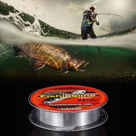 Resim 100m Florokarbon 100m Süper Güçlü Naylon PA Florokarbon Monofilament Balıkçılık Hattı 0.36-2.72KG 