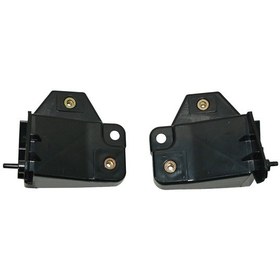 Resim Crackedice Tesla Model S İçin 1 Çift Ön Tampon Far Destek Braketi 