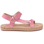 Resim Su Espadril Yula Pembe Kadın Espadril Sandalet 