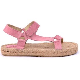 Resim Su Espadril Yula Pembe Kadın Espadril Sandalet 