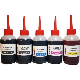 Resim Duruink Canon Pg 46 cl 56 Kartuş Dolum Seti 500ML SİYAH+3X100ML Renkli Mürekkep 