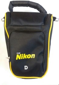 Resim Nikon Baskılı Üçgen Fotoğraf Makinesi Çantası 