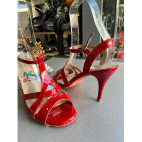 Resim Kırmızı Rugan Mirada Model 13 Pont(8,5 Cm) Tango, Dans ve Salon Ayakkabısı 