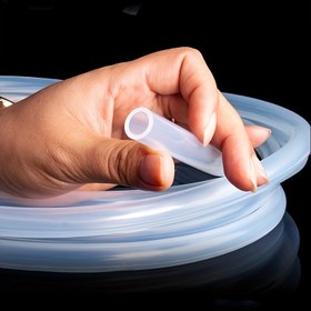 Resim 1 adet PEHOTO Yüksek Şeffaflık Silikon Boru, Gıda Sınıfı Saf Silikon Hortum Ev Yapımı İçki ve Şarap Yapımı için, Isıya Dayanıklı, 99.06cm / 299.72cm Uzunluk, Esnek ve Dayanıklı Tasarım, PEHOTO 