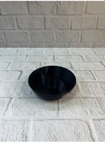 Resim Dekoratif Siyah Çerezlik Kase 4 Lü Set 3x12 Cm 