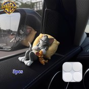 Resim Araba Gösterge Paneli Süsü 5 Adet Warner Bros. WB Tom Ve Jerry Serisi Araba İç Dekorasyon Süsleri, Tom Kedi Ve Jerry Fare Araba Süsleri, Araba İç Dekorasyonları, Normal Ve Serbest Yıllık Arzu, Araba İç Dekorasyonu, Ev Dekorasyonu İçin Uygun, 4 Yuvarlak İz Bırakmayan Yapıştırıcı İle, Tatil Dekorasyonu, Parti Dekorasyonu İçin Uygun, Tatil Ve Doğum Günü Hediyeleri Olarak Kullanılabilir 