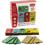 Resim Rossie Ahşap Eşleştirme Oyunu - Domino Game 