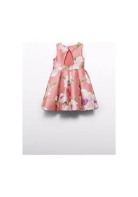 Resim Mayoral Abel&lula Kız Çocuk Baskılı Tafta Elbise Pembe 